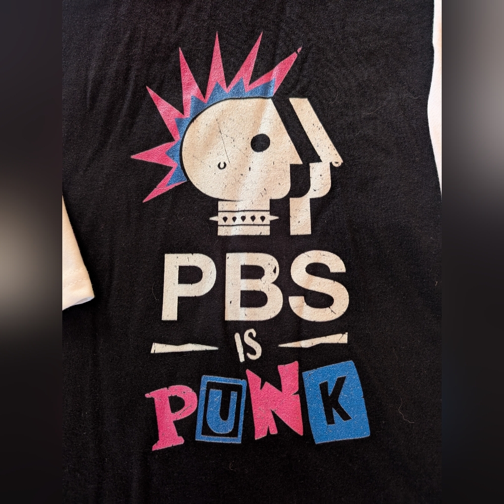 PBS Is Punk Raglan Tee - Picture 2 of 5